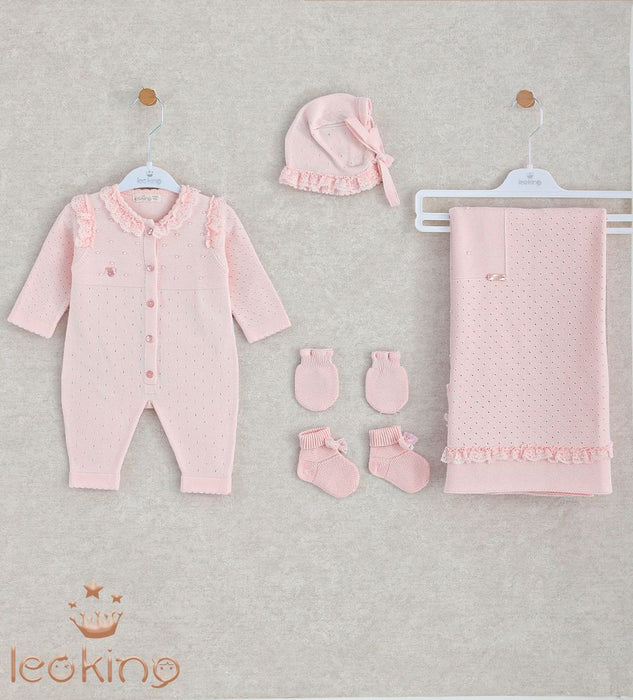Leah Pink Cotton Set